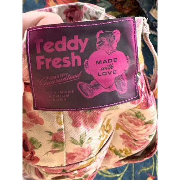 Teddy Fresh Pleated Floral Trouser Jeans Size 29 - Picture 6 of 8